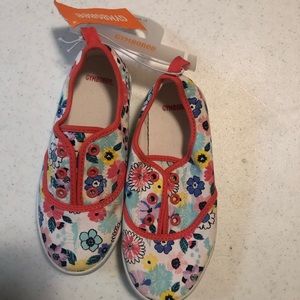 Gymboree floral shoes